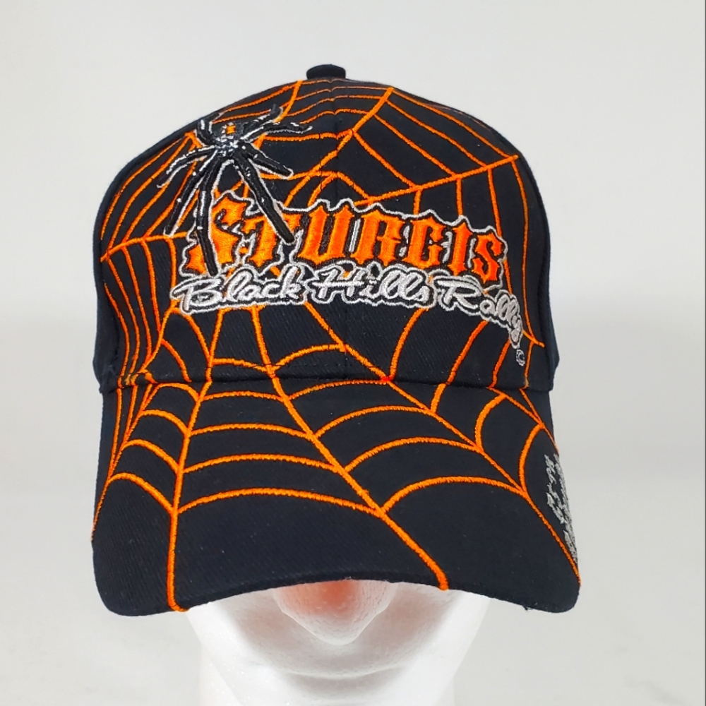 Rare Vintage 2005 Sturgis Hat "65th" Motorcycle Black Hills Rally Black Widow